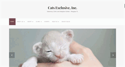 Desktop Screenshot of catsexclusive.org