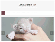 Tablet Screenshot of catsexclusive.org
